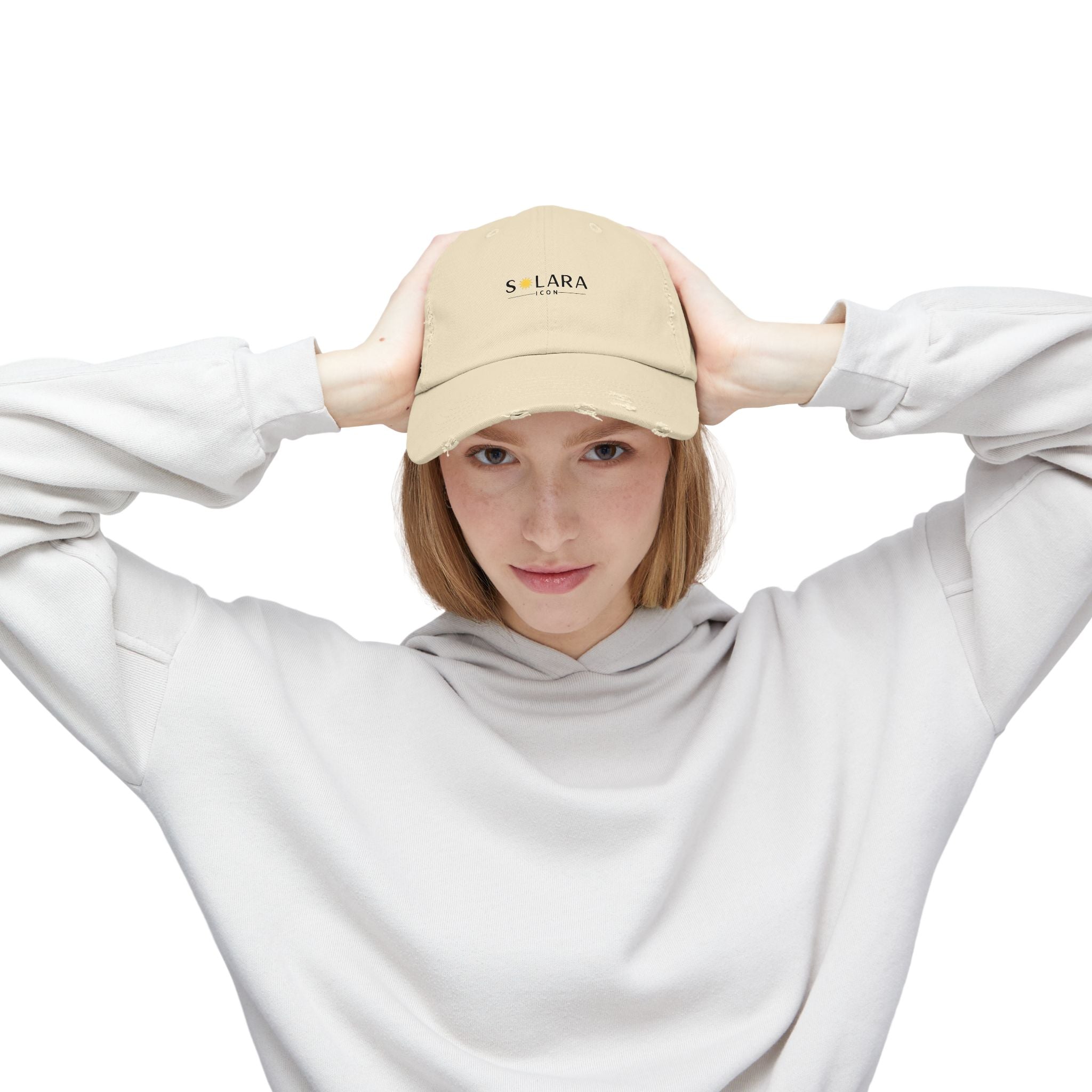 Solara Icon - Unisex Distressed Cap