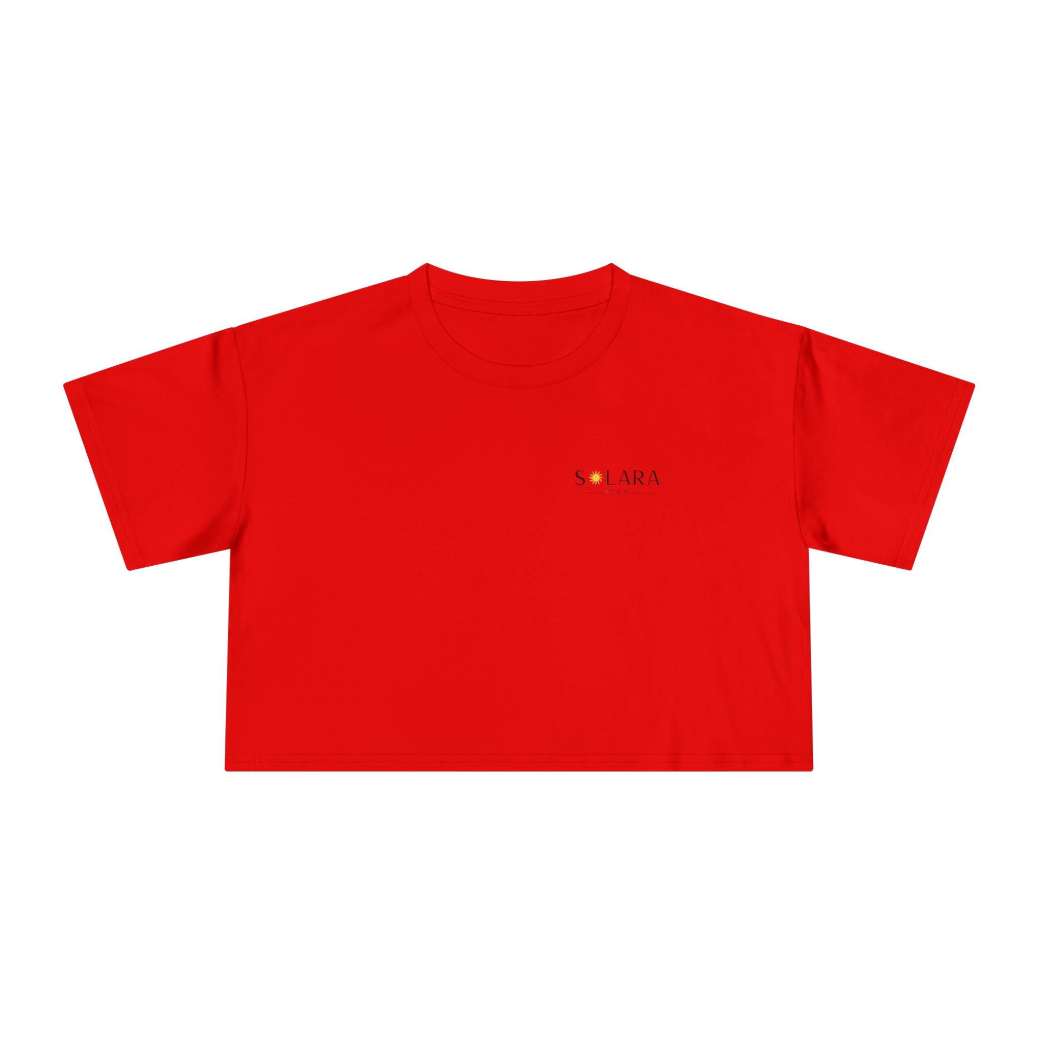 Solara Icon - Sunny Vibes Women's Crop Tee