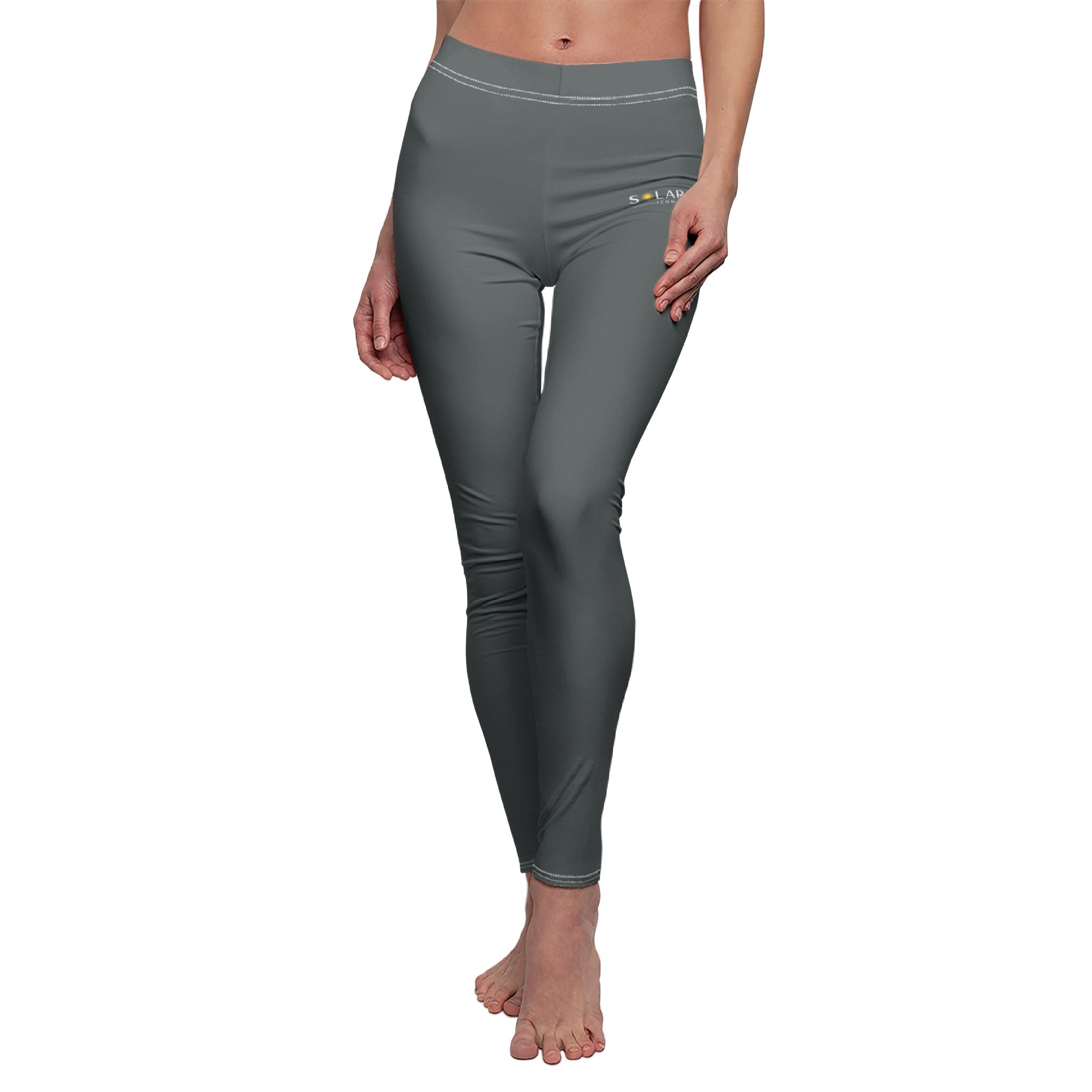 Solara Icon-Women's Mid-rise Casual Leggings (AOP)