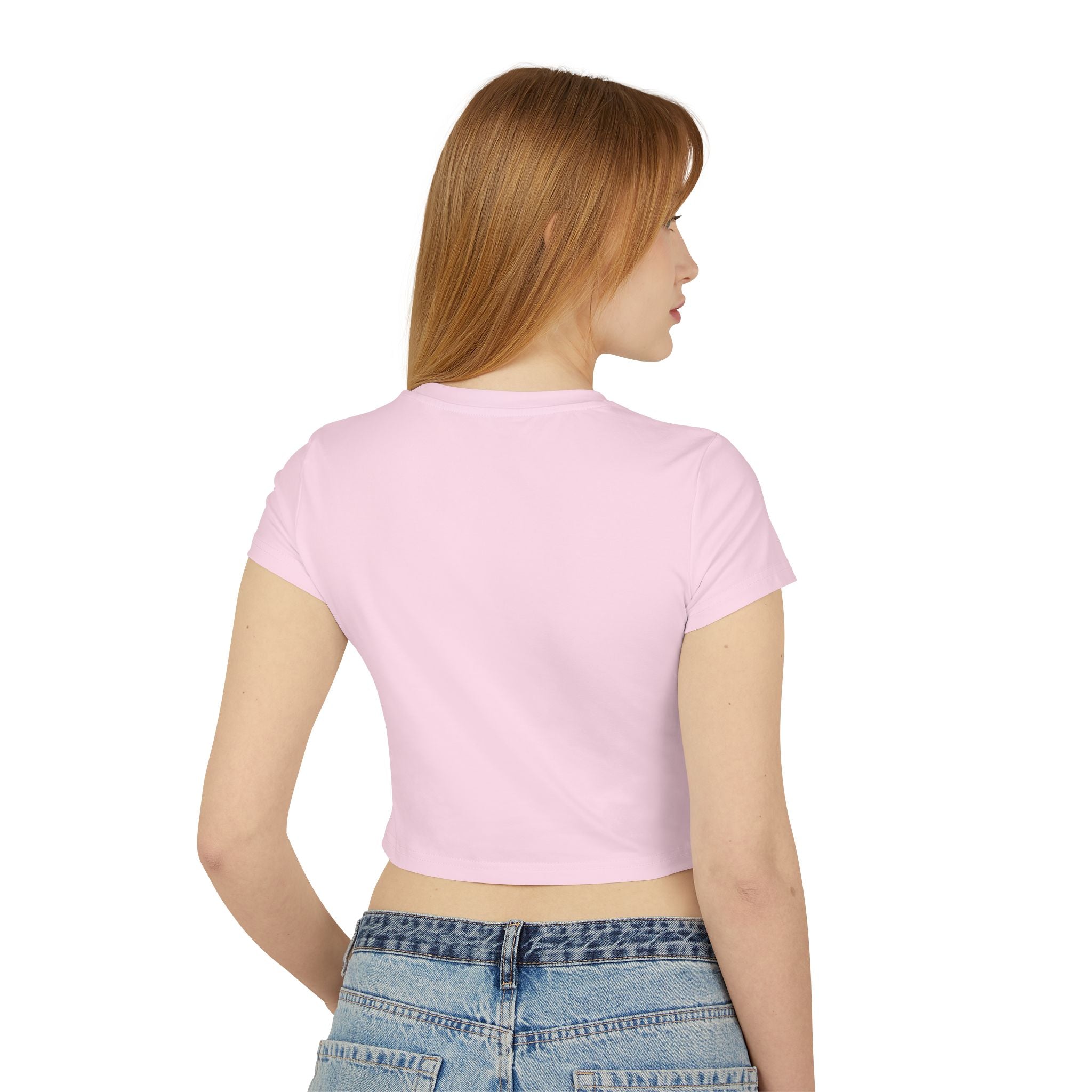 Solar Graphic Women's Baby Tee, Cute Crop Top for Summer, Casual Outfit, Gift for Her, Comfortable Everyday Wear
