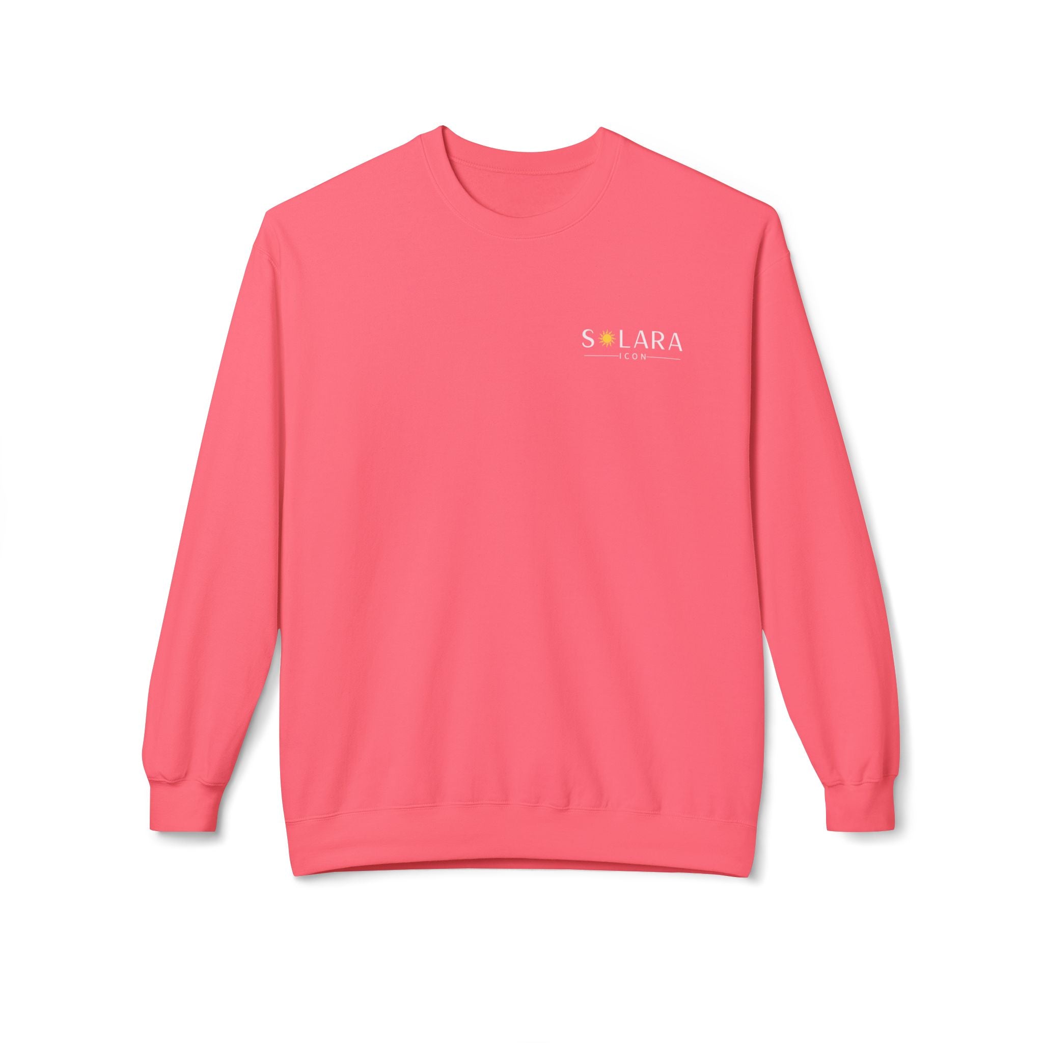 Solara Icon-Cozy Unisex Fleece Sweatshirt | Perfect for Casual Days, Gifts for Friends, to Wear on Holidays,