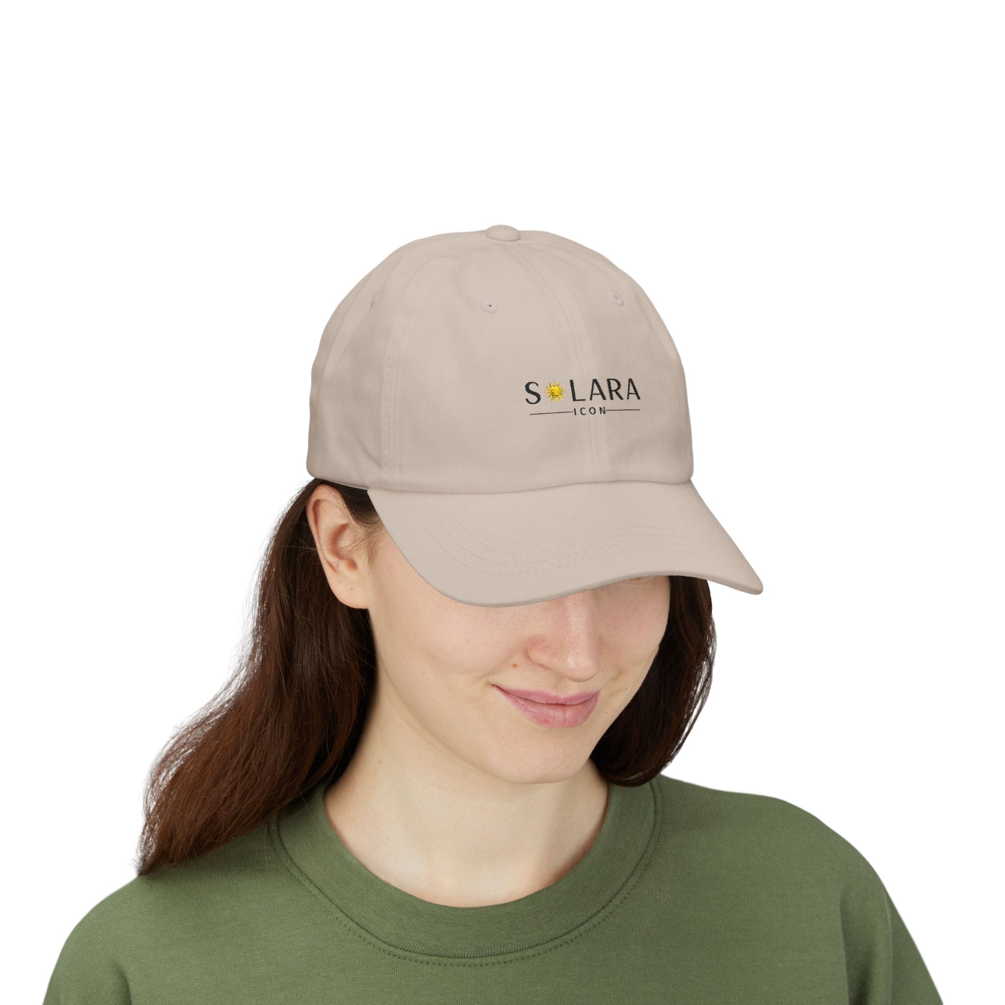 Classic Dad Cap | Sun-Embellished Hat for Casual Style, Gift for Dad, Summer Accessory,