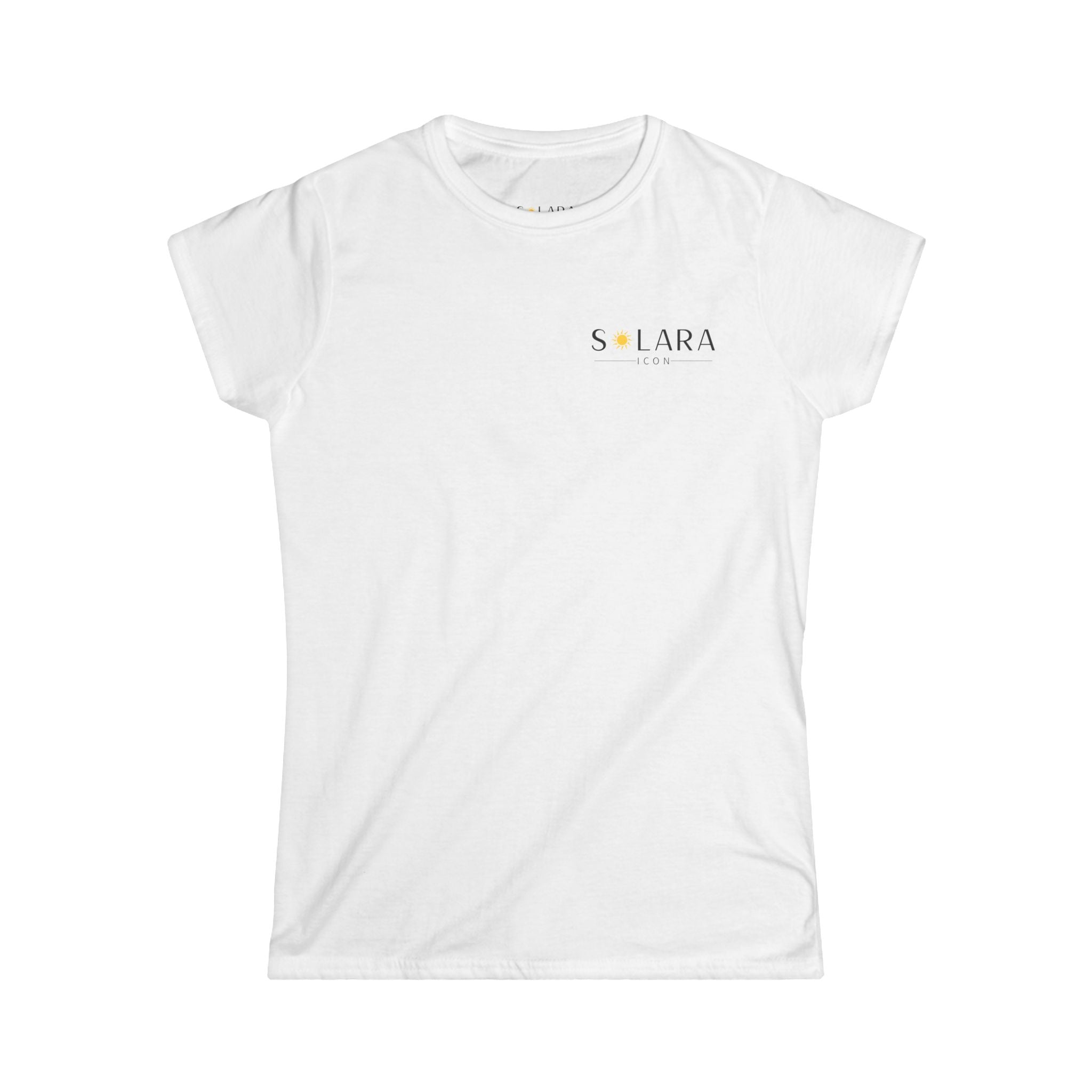 Solara Icon - Women's Softstyle Tee with Solar Design, Casual Wear